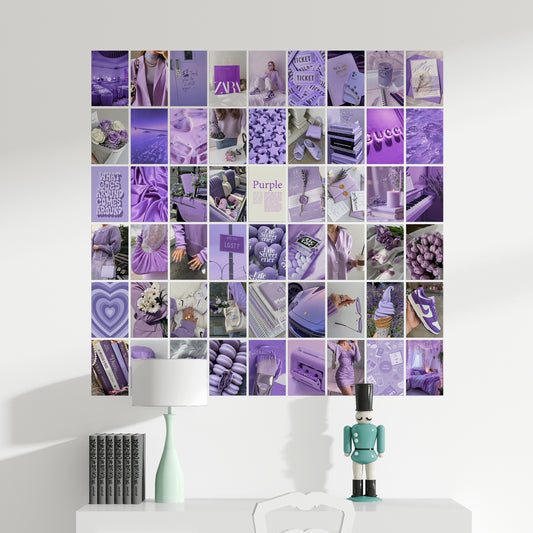 54 Purple Aesthetic - Wall Collage Set