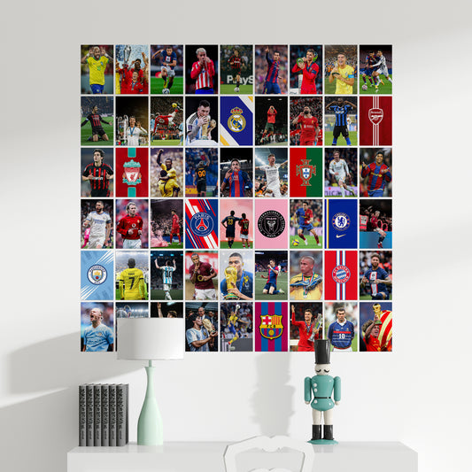 54 Football - Wall Collage Set