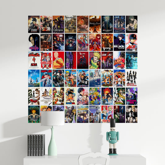 54 Anime Series - Wall Collage Set