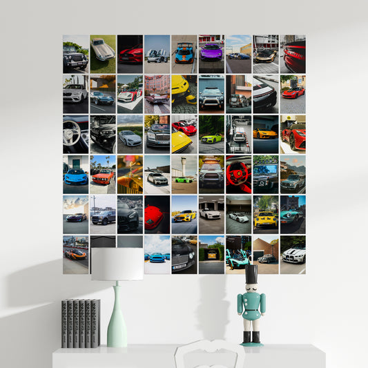 54 Car - Wall Collage Set