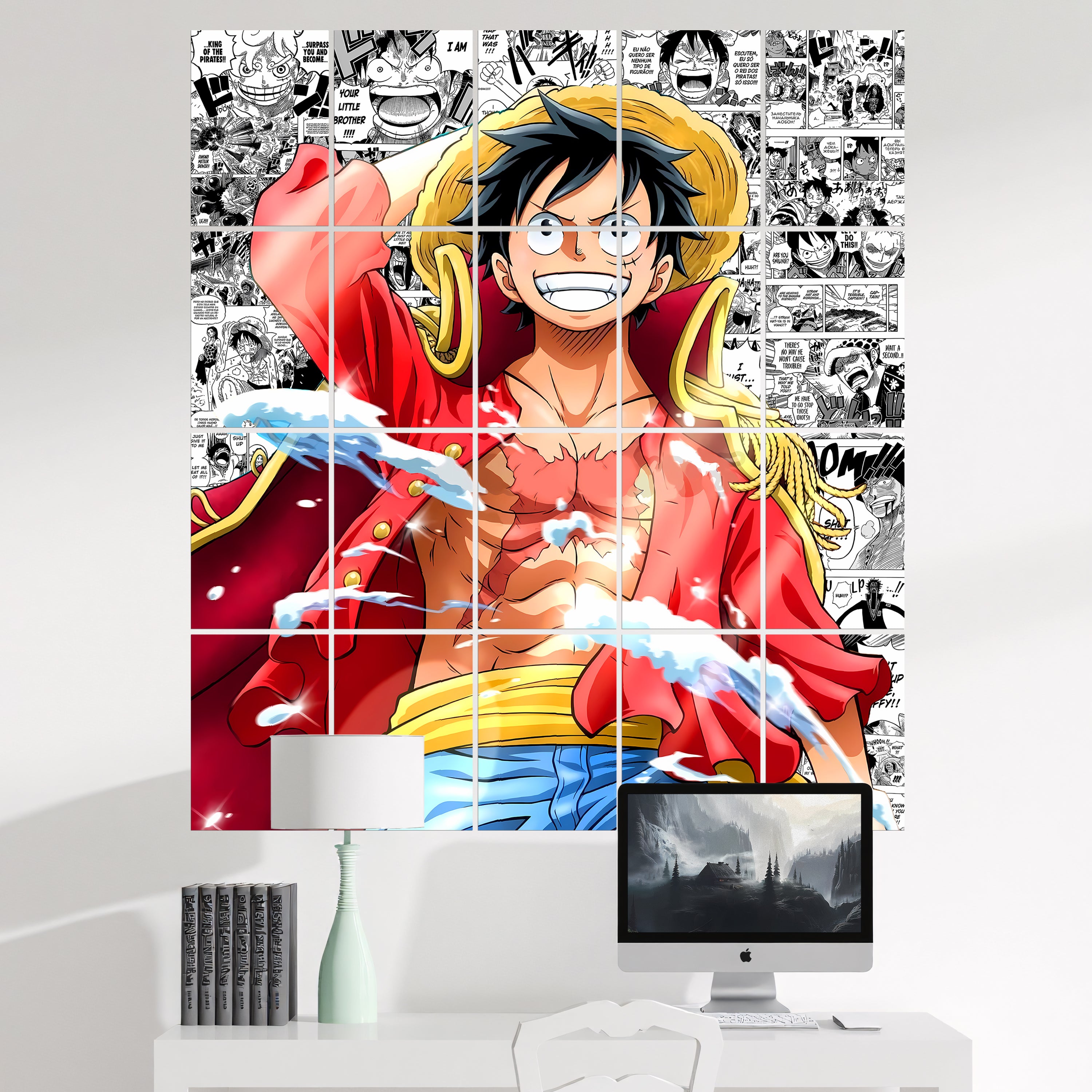 20 One Piece Monkey D.Luffy #2 - Manga Poster - A4 Size (8.3 x