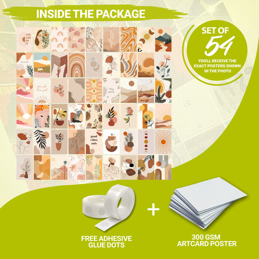 54 Boho - Wall Collage Set