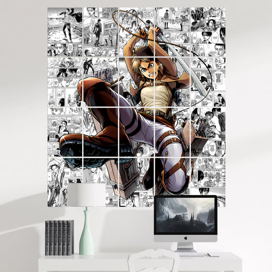 20 Attack on Titan Eren Yeager - Manga Poster - A4 Size (8.3 x 11.7 inch)