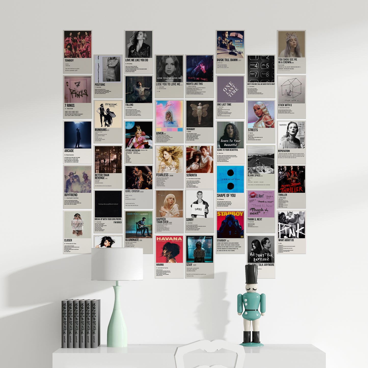 40 Music Card - Wall Collage Set