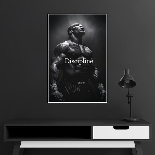 Discipline - Mike Tyson - Motivational Poster #01