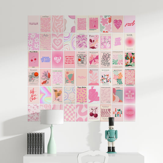 54 Danish Pink - Wall Collage Set