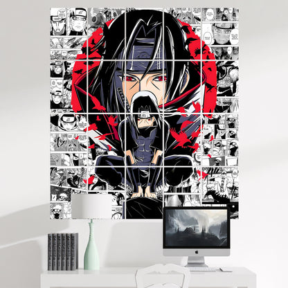 20 Naruto Itachi Uchiha #2 - Manga Poster - A4 Size (8.3 x 11.7 inch)
