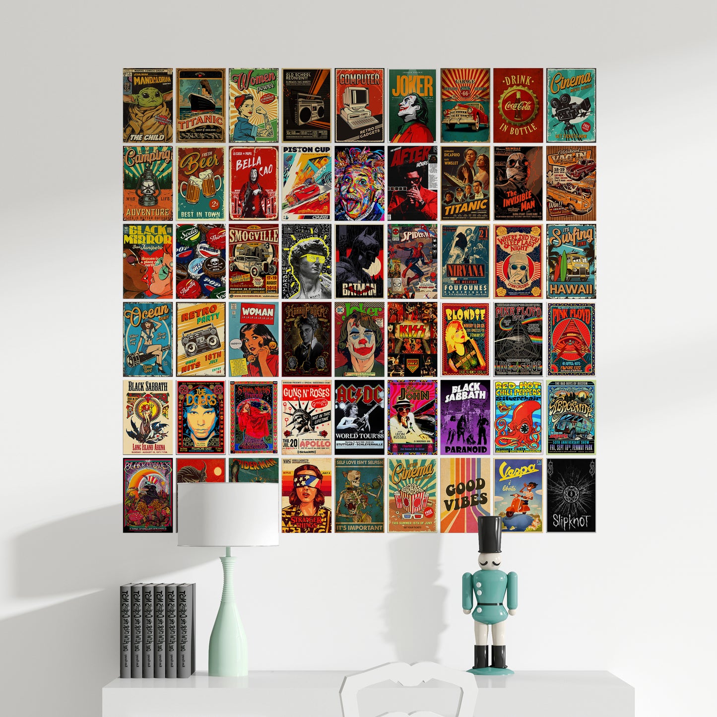 54 Vintage - Wall Collage Set