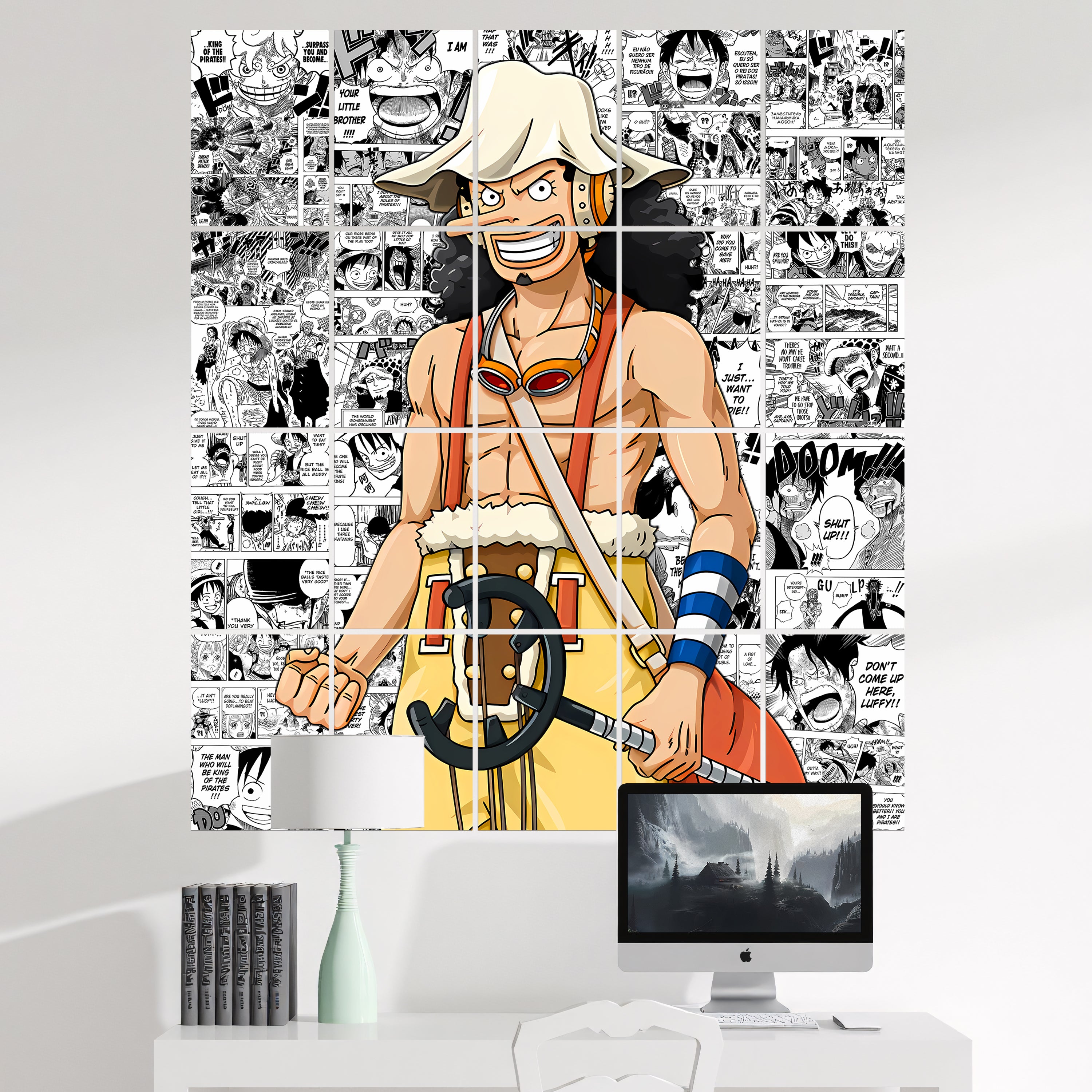 20 One Piece Usopp - Manga Poster - A4 Size (8.3 x 11.7 inch