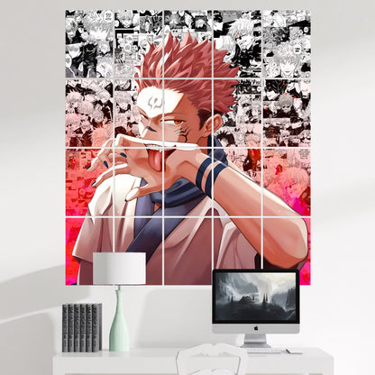 20 Jujutsu Kaisen Ryomen Sukuna - Manga Poster - A4 Size (8.3 x 11.7 inch)