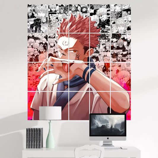 20 Jujutsu Kaisen Ryomen Sukuna - Manga Poster - A4 Size (8.3 x 11.7 inch)