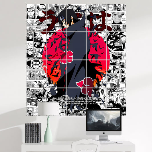 20 Naruto Itachi Uchiha #1 - Manga Poster - A4 Size (8.3 x 11.7 inch)