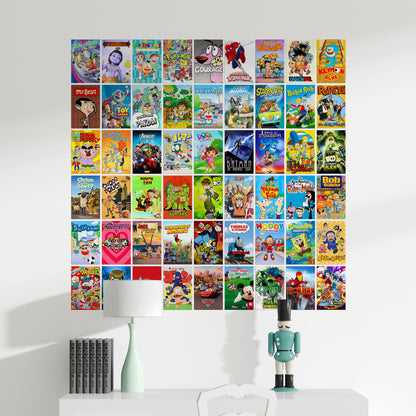 54 Cartoon - Wall Collage Set