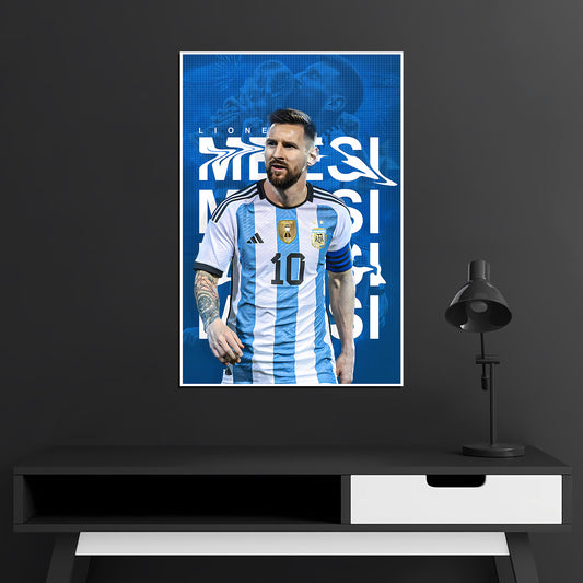 Leo Messi - Football Poster
