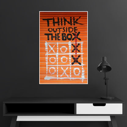 Think Outside The Box - Quotes - Motivational Poster #02