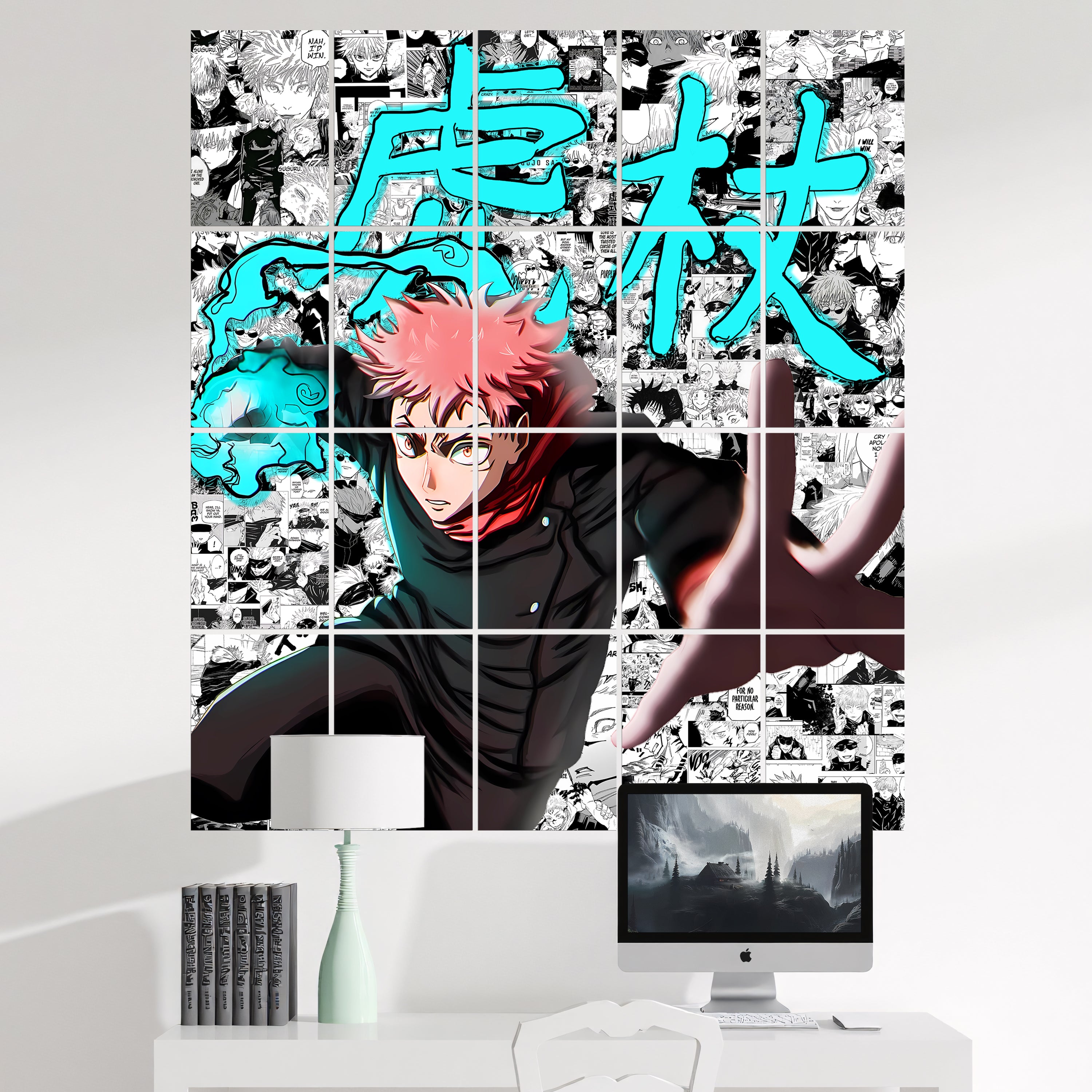 20 Jujutsu Kaisen Yuji Itadori - Manga Poster - A4 Size (8.3 x