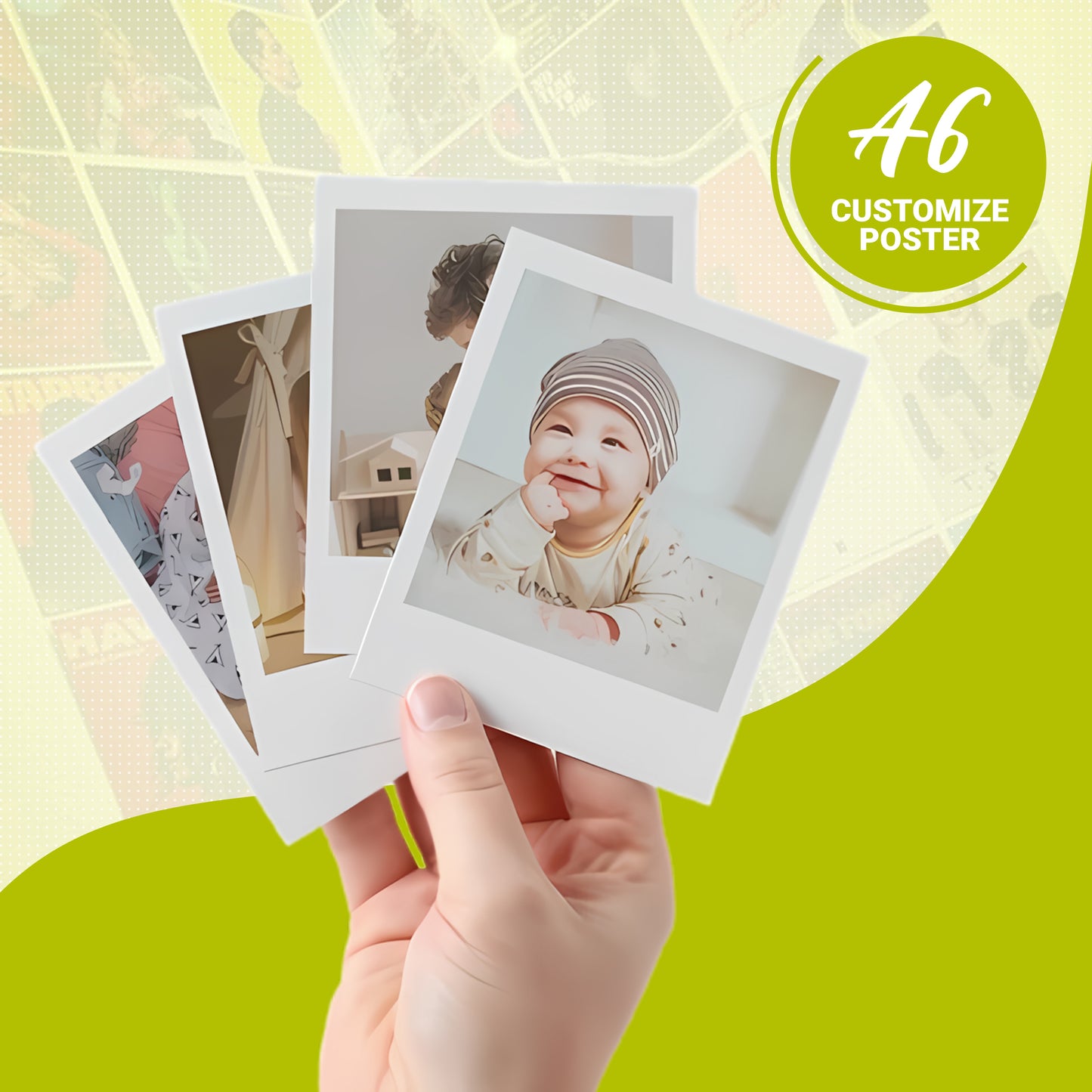 Custom Polaroid Posters - A6 size