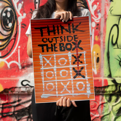 Think Outside The Box - Quotes - Motivational Poster #02