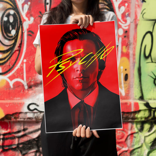 American Psycho | Christian Bale - Movie Poster
