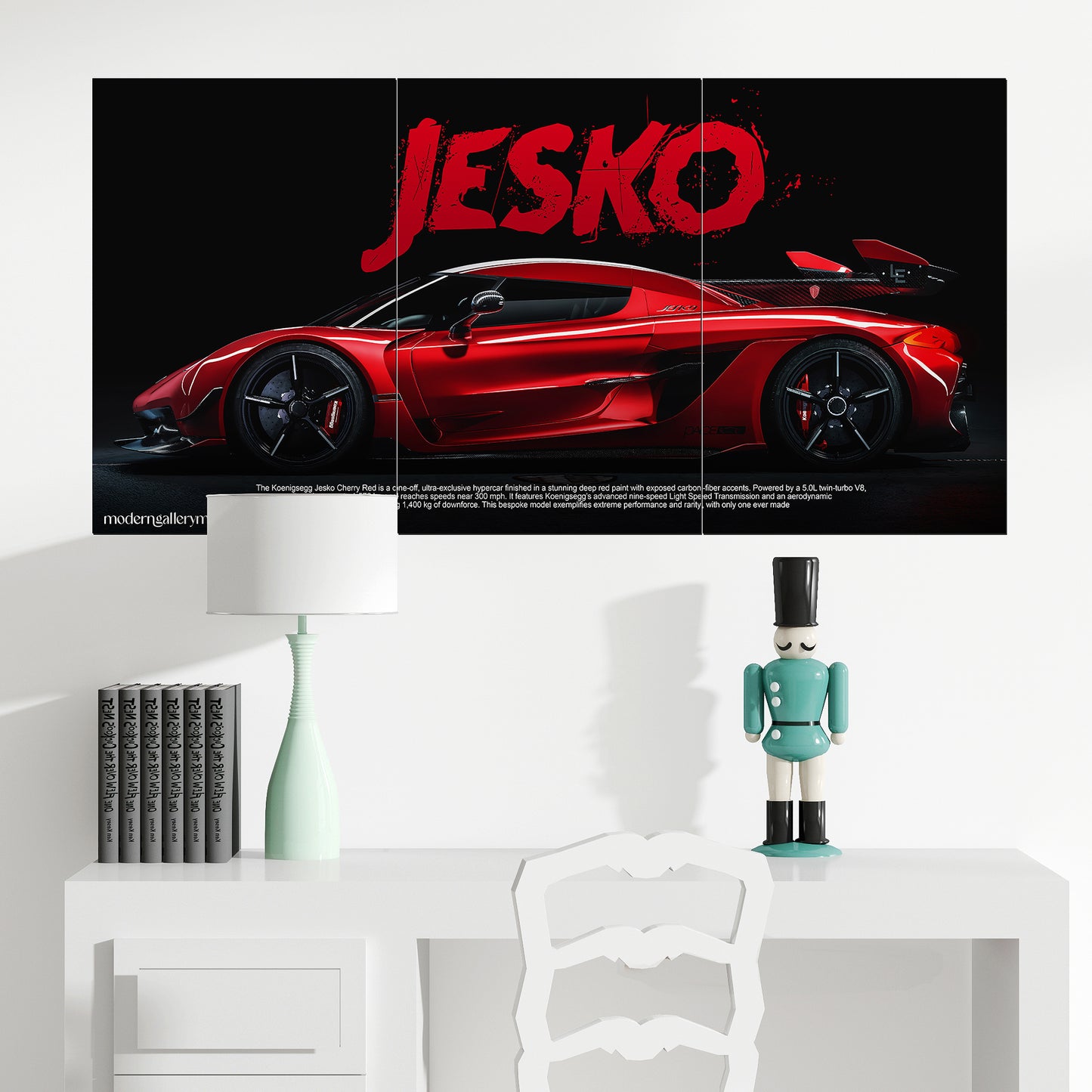 Koenigsegg Jesko - Car Poster- 3 Piece Set