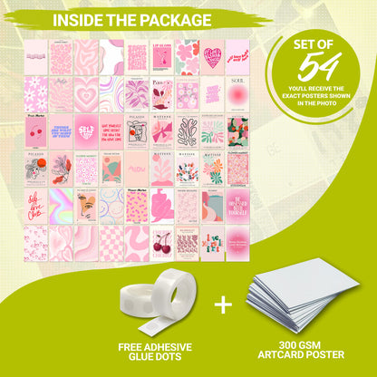 54 Danish Pink - Wall Collage Set