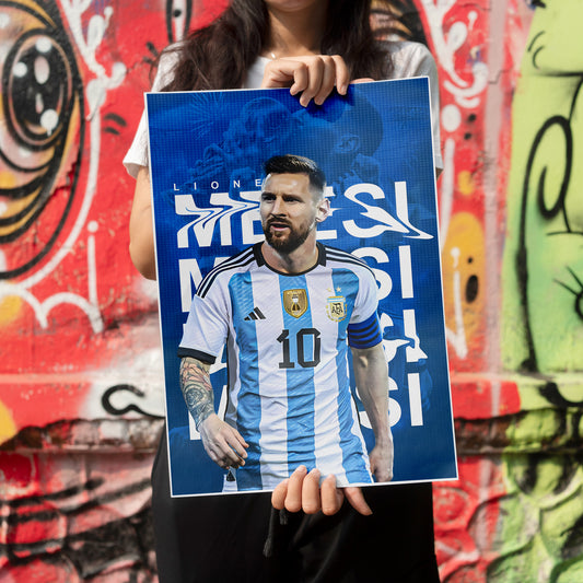 Leo Messi - Football Poster