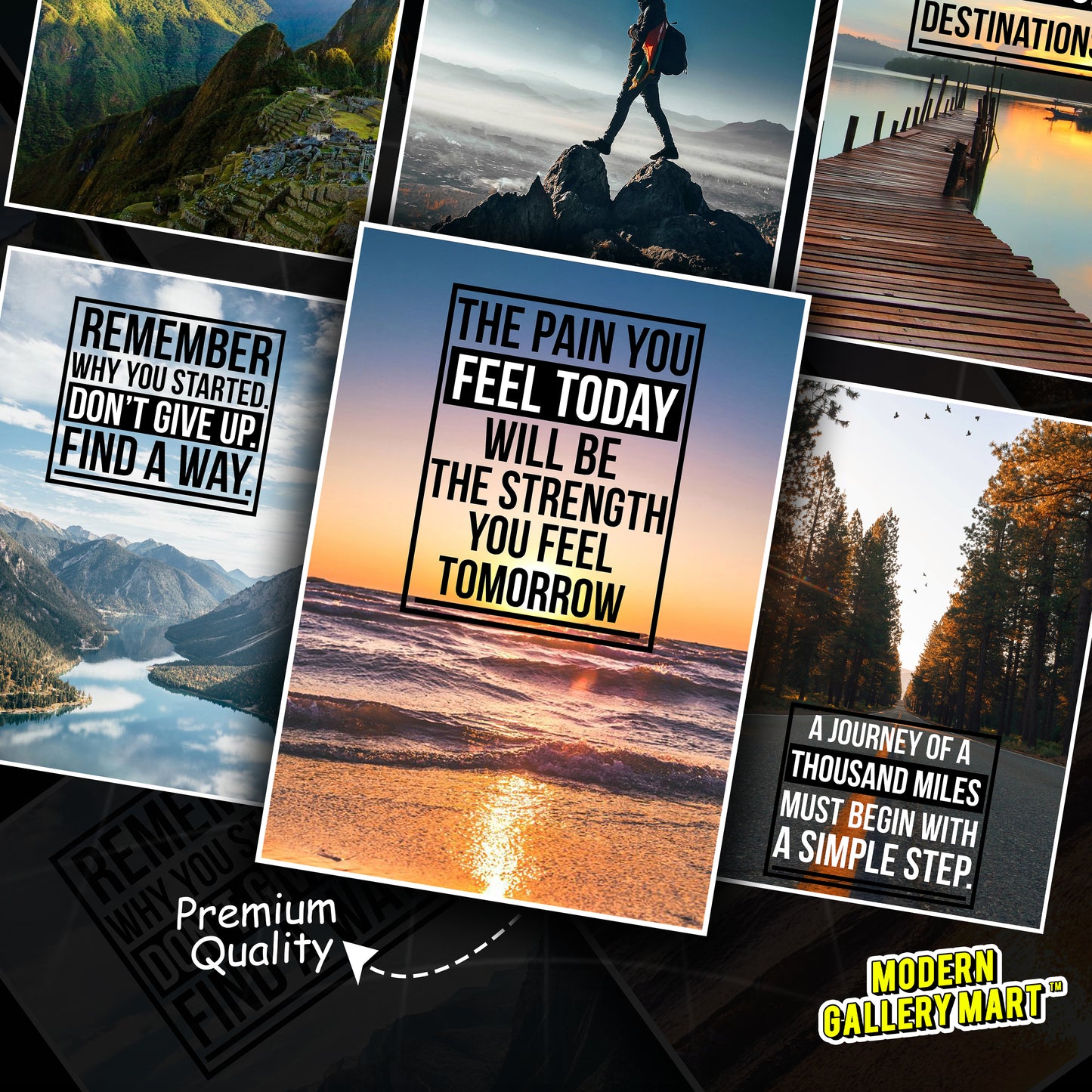 6 Quotes - Motivational Poster #1