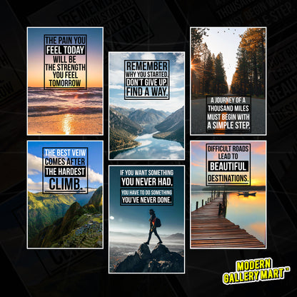 6 Quotes - Motivational Poster #1