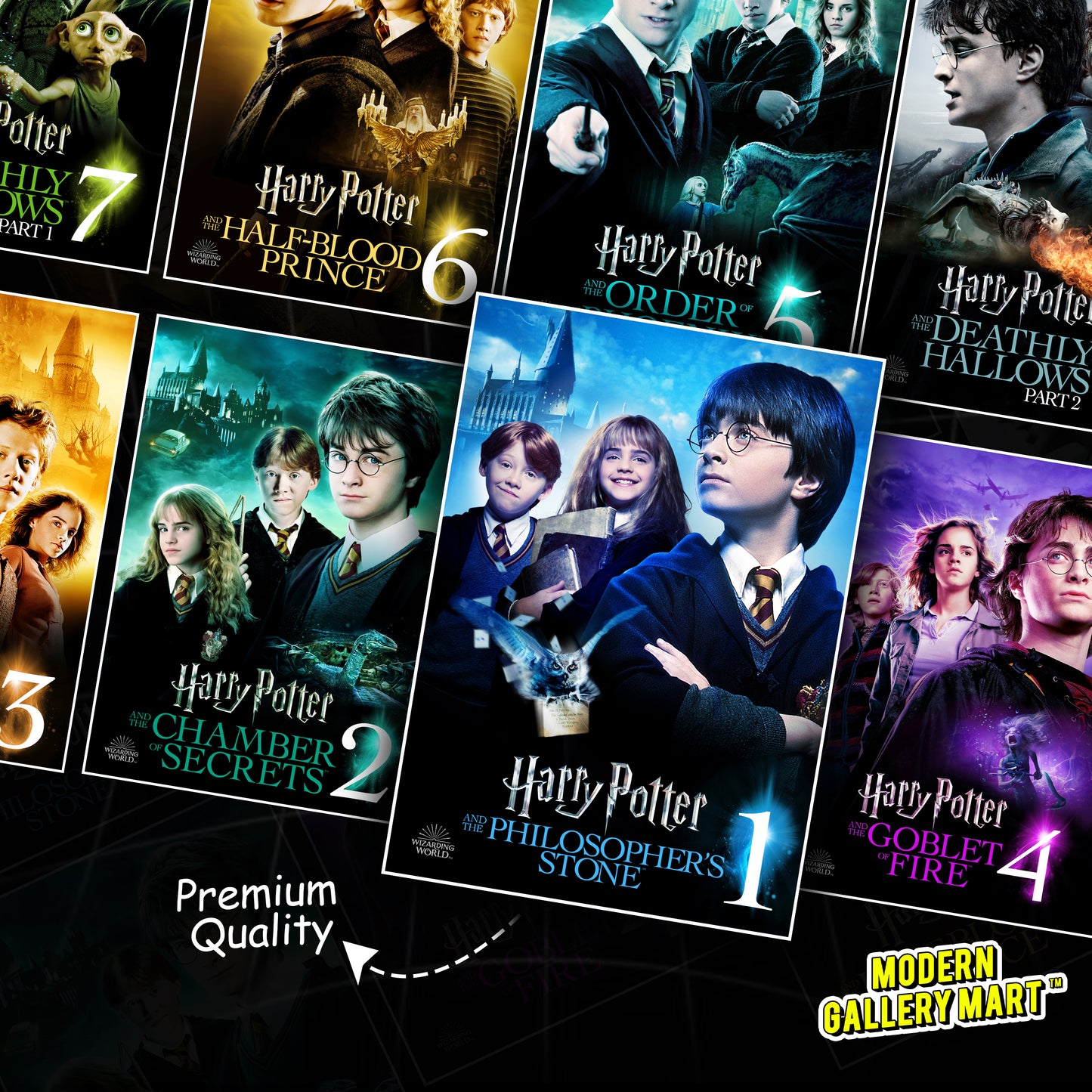 8 Harry Potter - Flim Series Poster