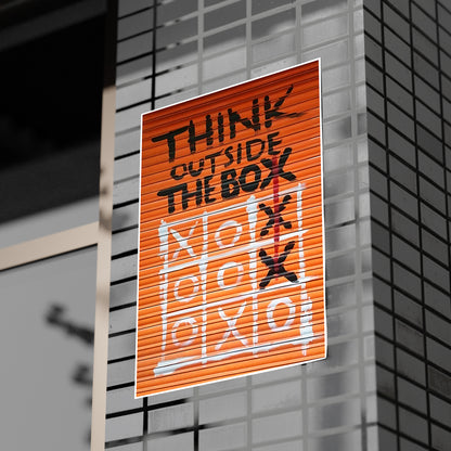 Think Outside The Box - Quotes - Motivational Poster #02