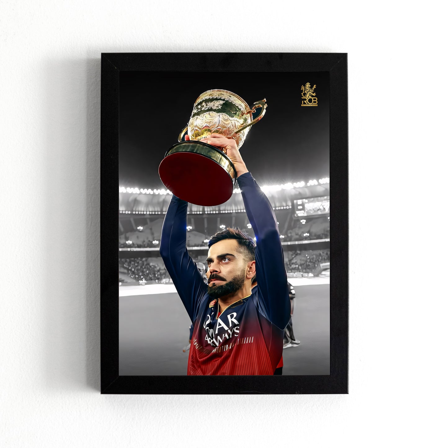 Virat Kohli - RCB IPL Victory - A4 Size Photo Frame #6