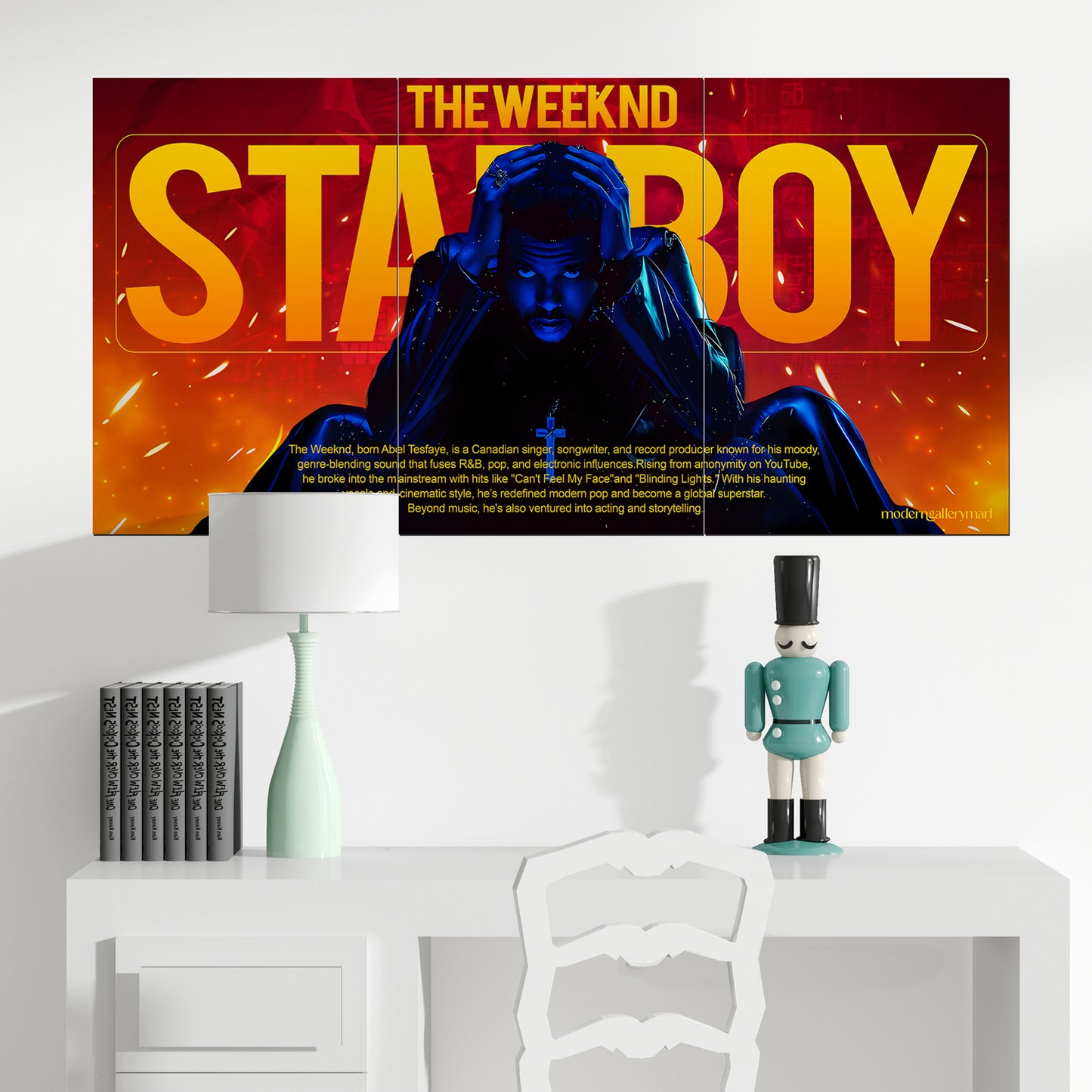 The Weeknd Starboy - Wall Poster - 3 Piece Set