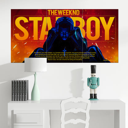 The Weeknd Starboy - Wall Poster - 3 Piece Set