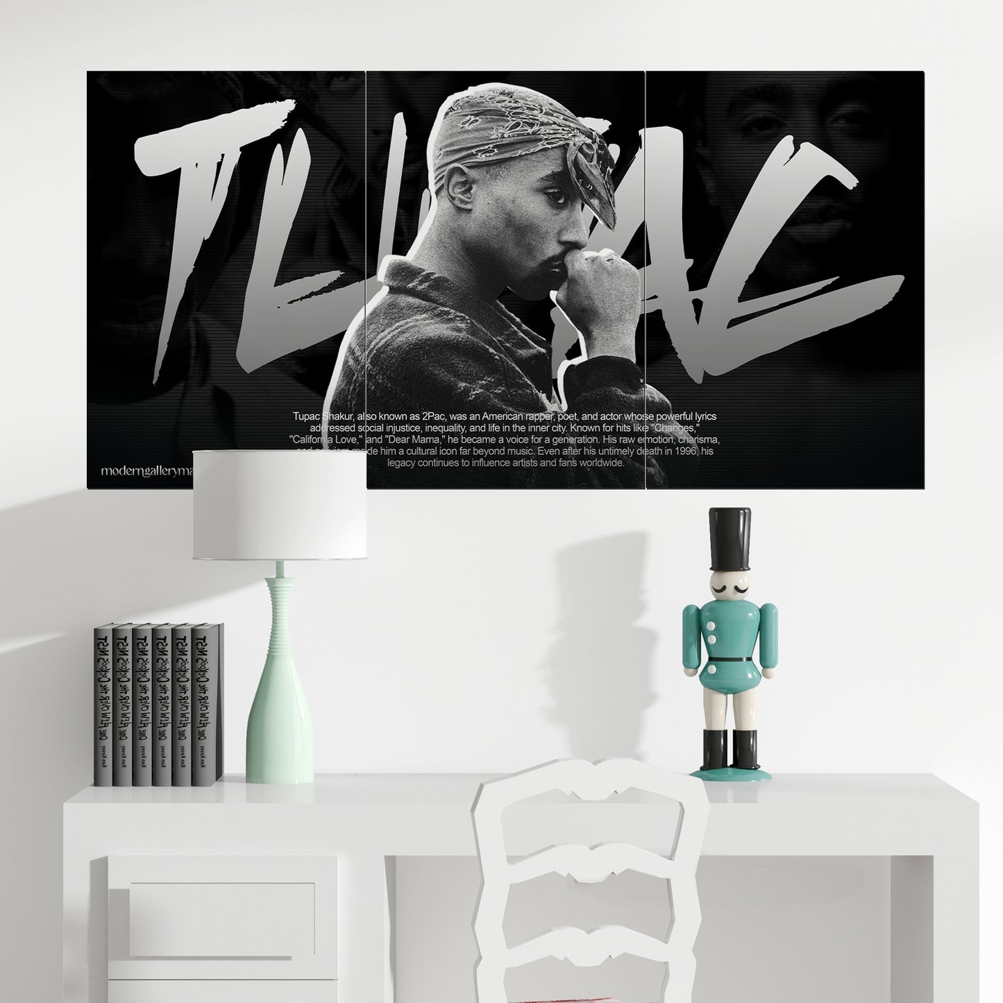 Tupac Shakur Wall Poster - 3 Piece Set