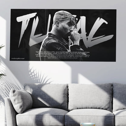 Tupac Shakur Wall Poster - 3 Piece Set
