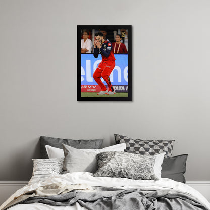 Virat Kohli - RCB IPL Victory - A4 Size Photo Frame #10