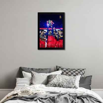 Virat Kohli - RCB IPL Victory - A4 Size Photo Frame #11