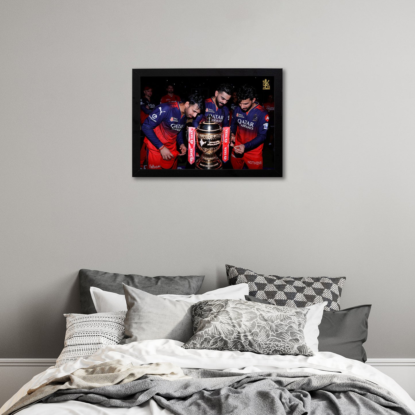 Virat Kohli - RCB IPL Victory - A4 Size Photo Frame #15