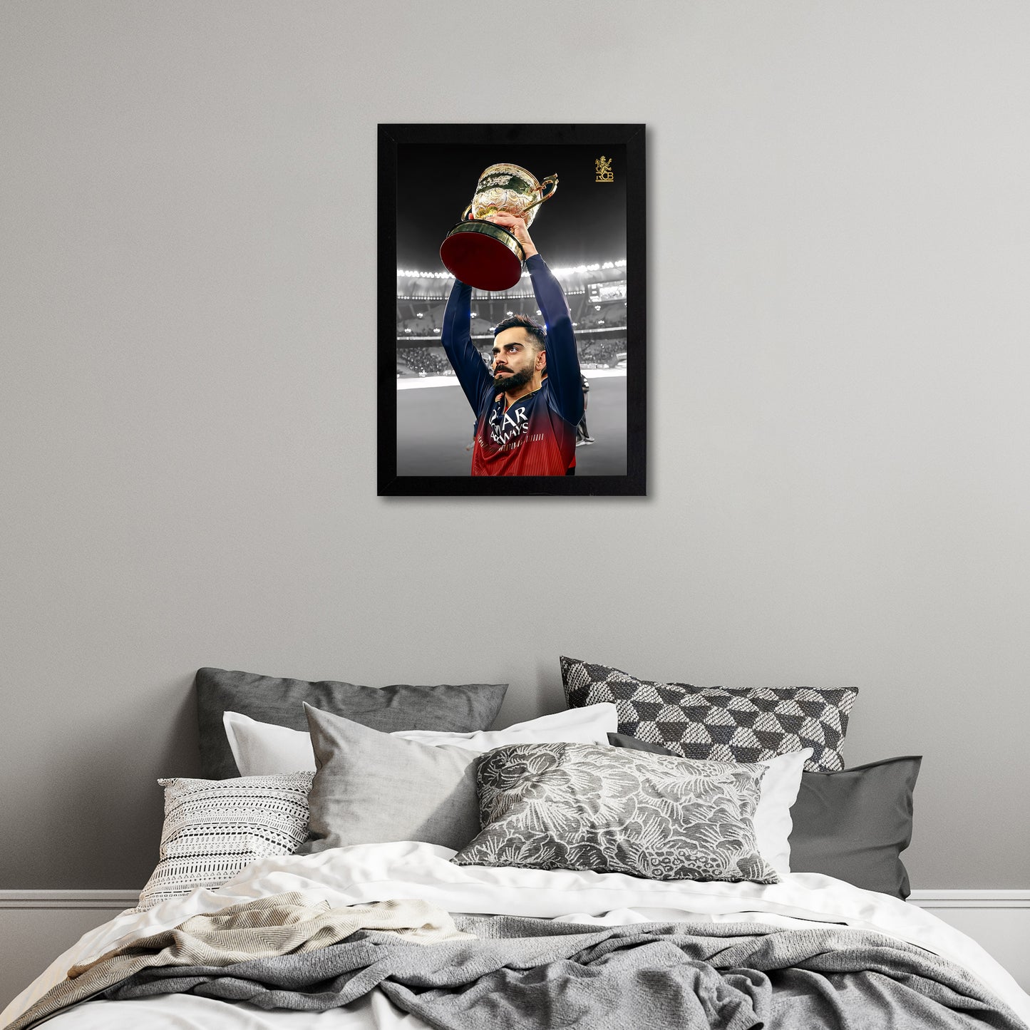Virat Kohli - RCB IPL Victory - A4 Size Photo Frame #6