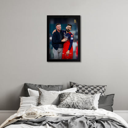 Virat Kohli - RCB IPL Victory - A4 Size Photo Frame #9