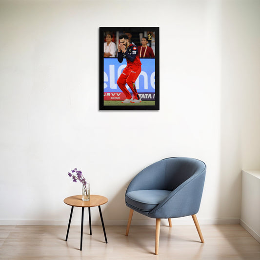 Virat Kohli - RCB IPL Victory - A4 Size Photo Frame #10