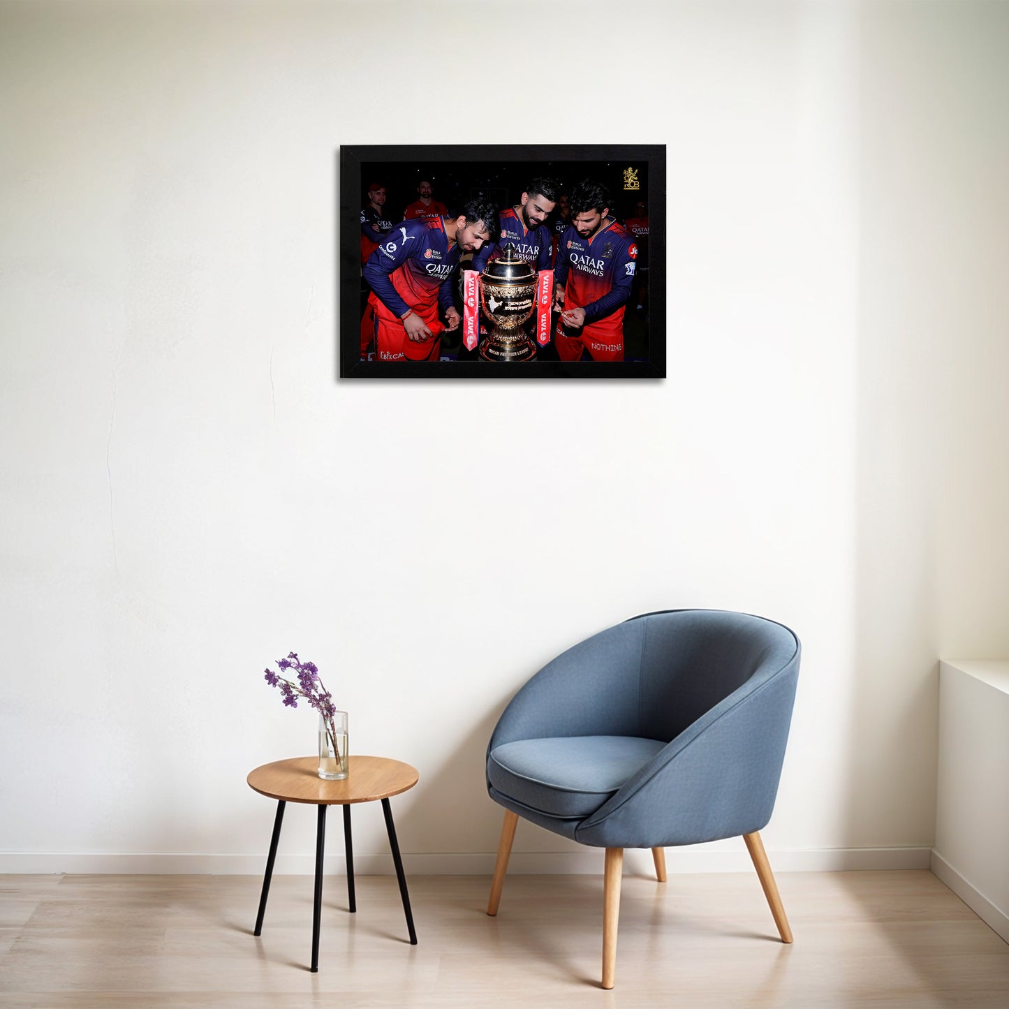 Virat Kohli - RCB IPL Victory - A4 Size Photo Frame #15