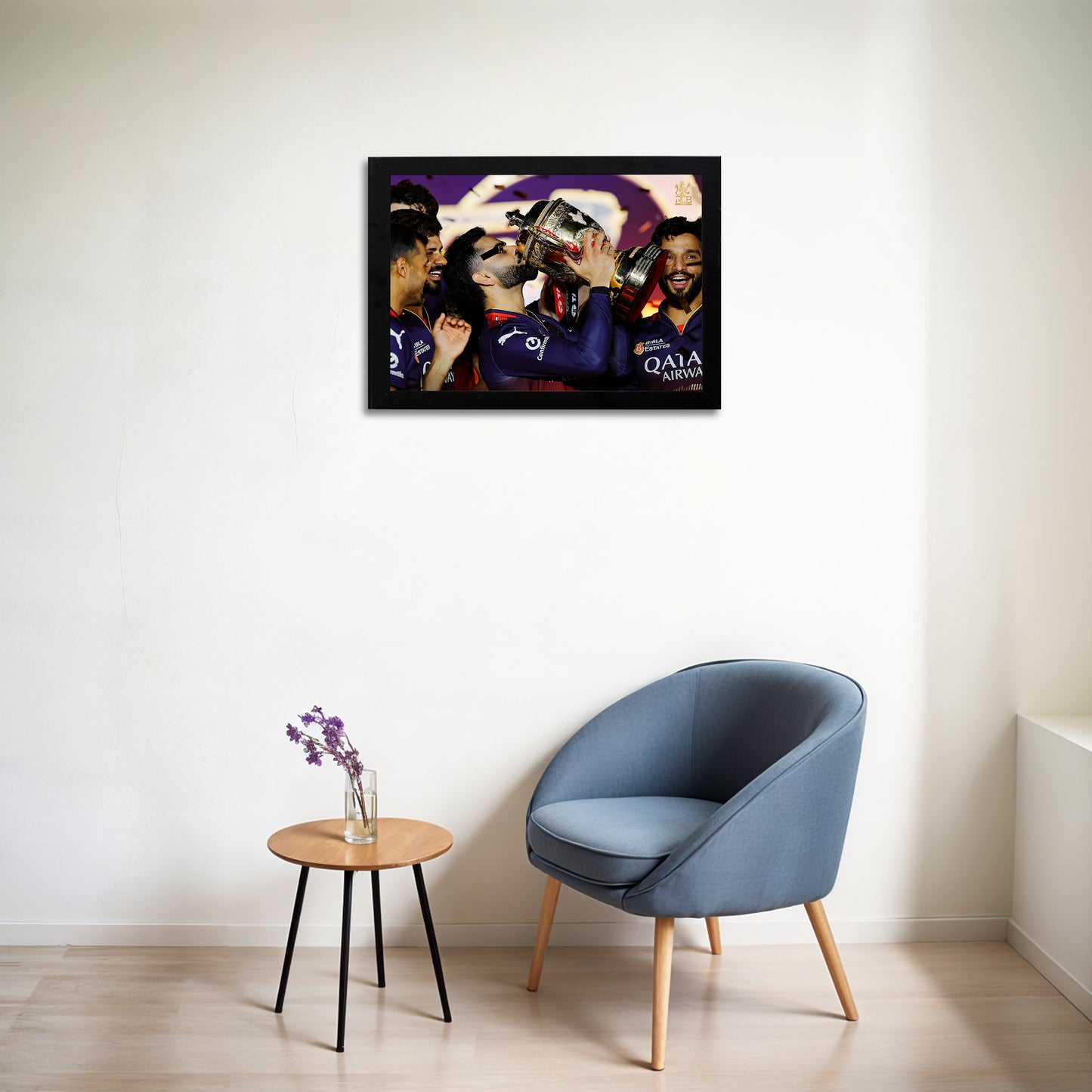 Virat Kohli - RCB IPL Victory - A4 Size Photo Frame #16