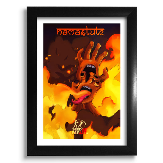 Seedhe Maut Frame - Namastute Music Frame - A4 Size Photo Frame #3
