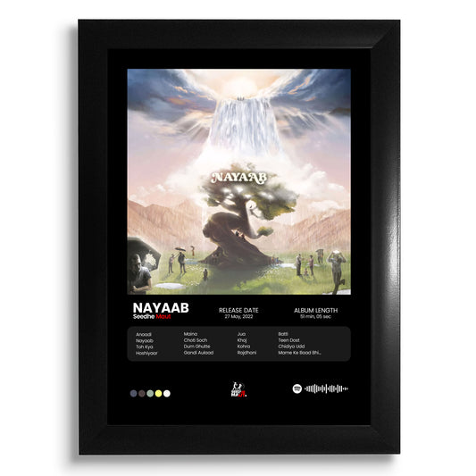 Seedhe Maut Frame - Nayaab Album Cover Frame - A4 Size Photo Frame #10