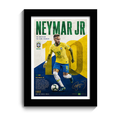 Neymar Frame - Neymar - A4 Size Photo Frame