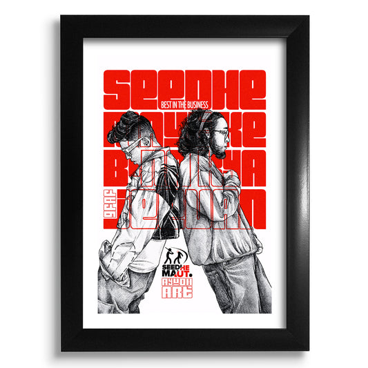 Seedhe Maut Frame - Seedhe Maut - A4 Size Photo Frame #11