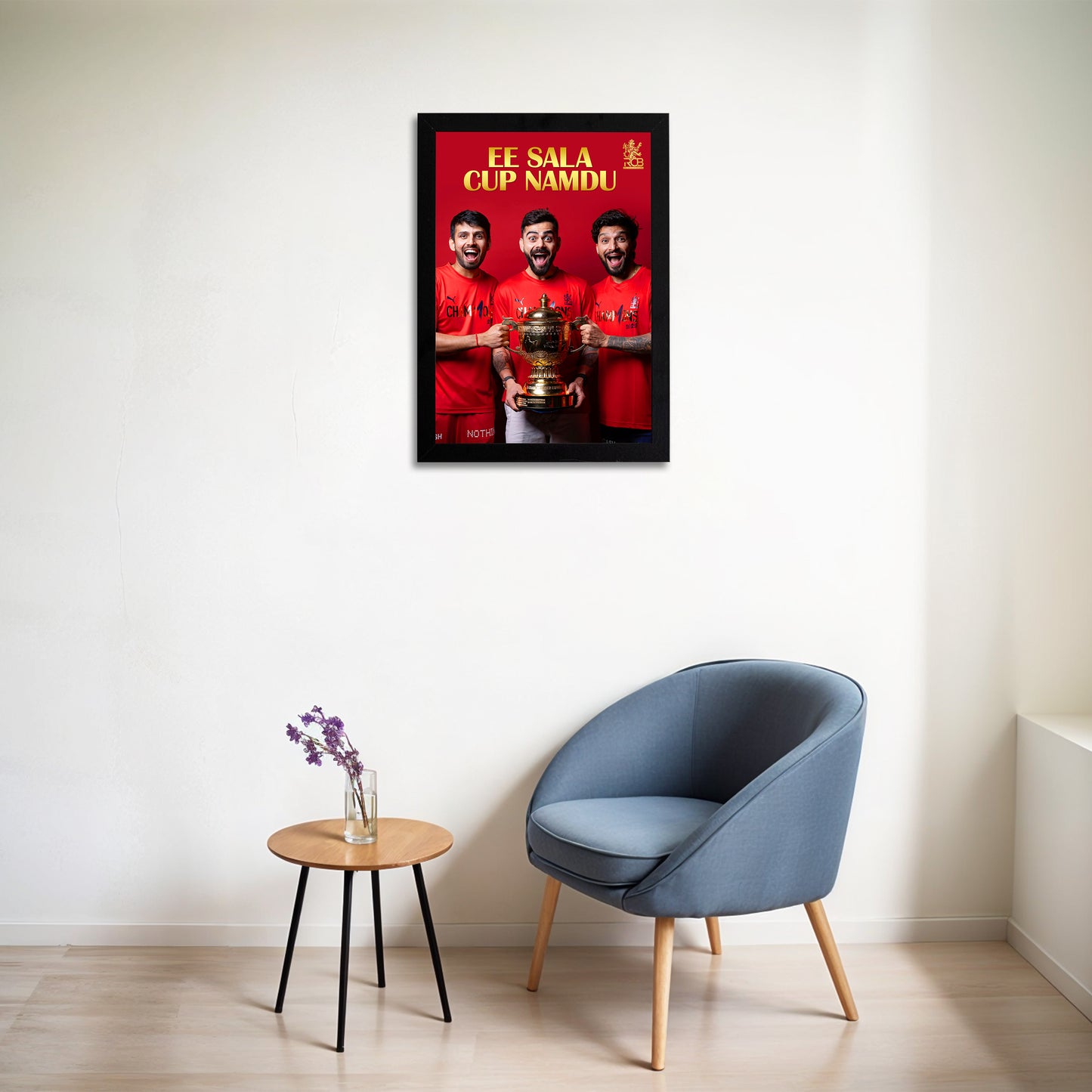 Virat Kohli - RCB IPL Victory - A4 Size Photo Frame #2