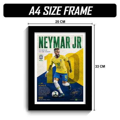 Neymar Frame - Neymar - A4 Size Photo Frame