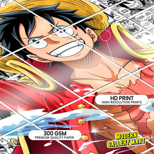 20 One Piece Monkey D.Luffy #2 - Manga Poster - A4 Size (8.3 x 11.7 inch)